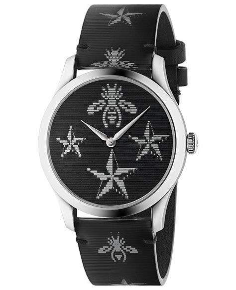 gucci hologram watch|gucci 38mm black leather.